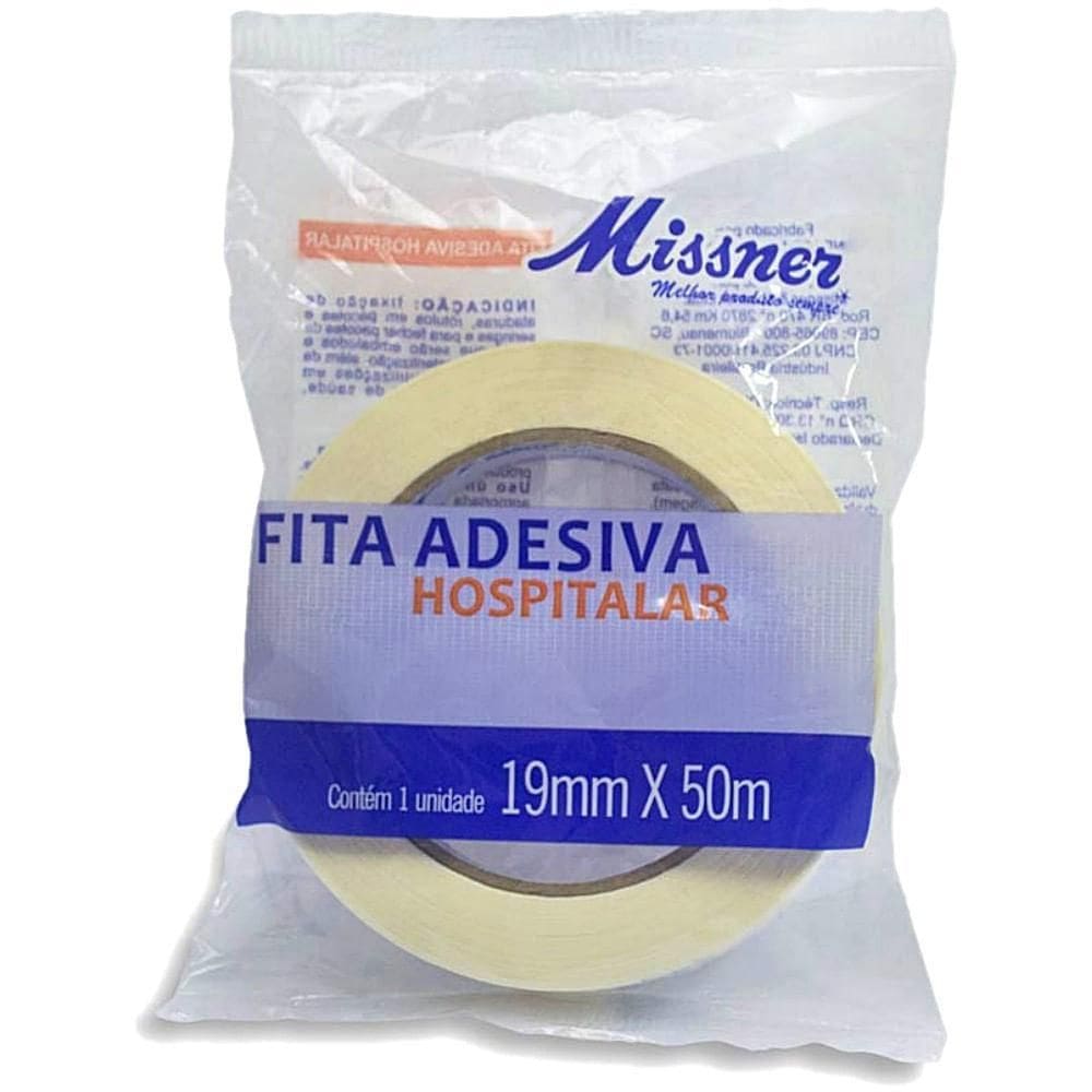 Fita Hospitalar Branco 19Mm X 50M - Missner
