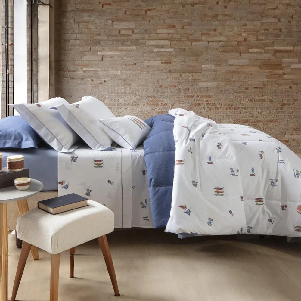 Kit Edredom Conforter Summer Infantil 200 Fios - Naturalle