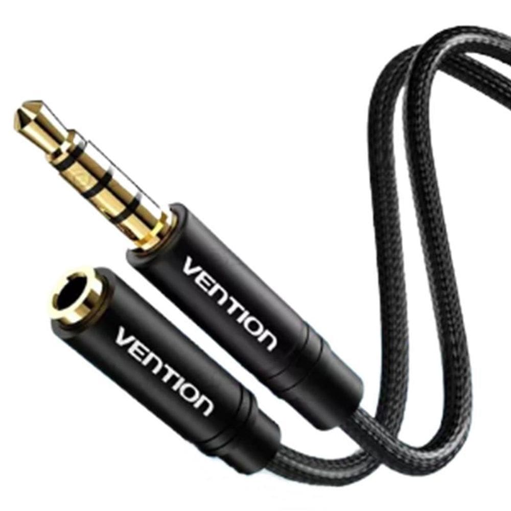 Cabo Adaptador Extensão P2 P3 4Vias Celular Fone Microfone