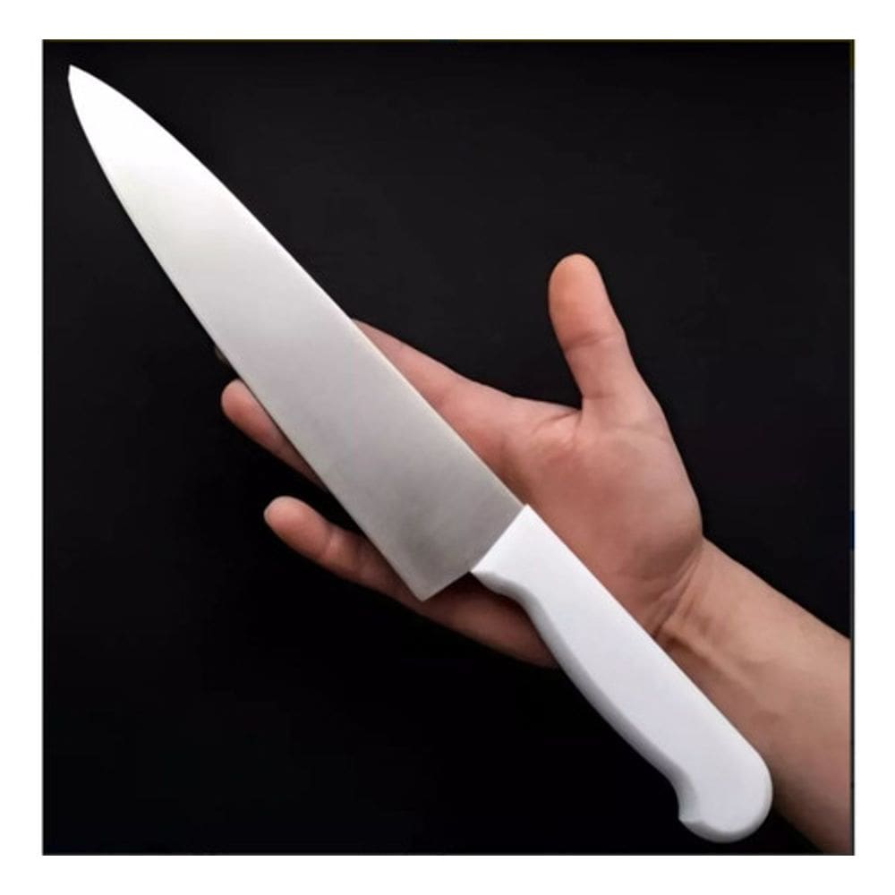 Faca 7`` Afiada Peixeira Aço Inox Cozinha Restaurante Jjb