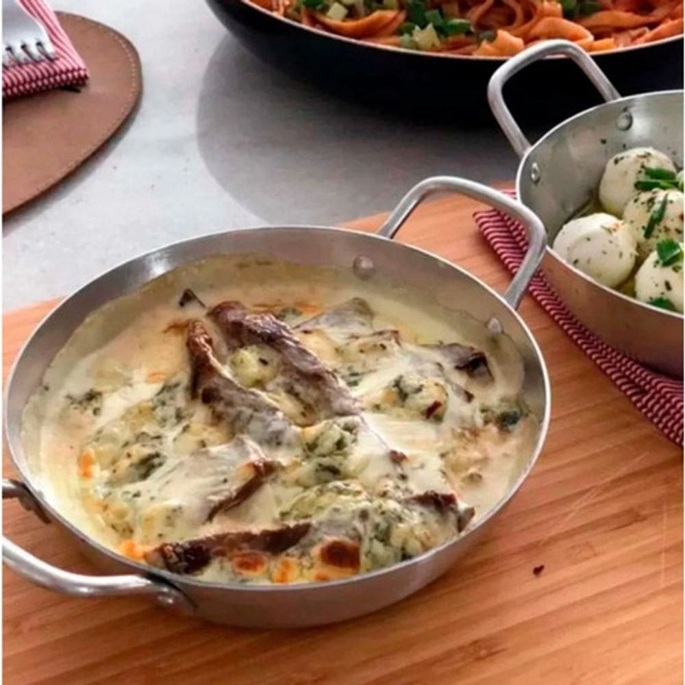 Frigideira Pergaminho Mini Tacho 16 Alimínio P/ Porções Jjb