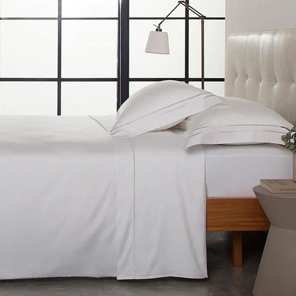 Jogo De Cama Casal 300 Fios Sublime - Buddemeyer Bege / Bege