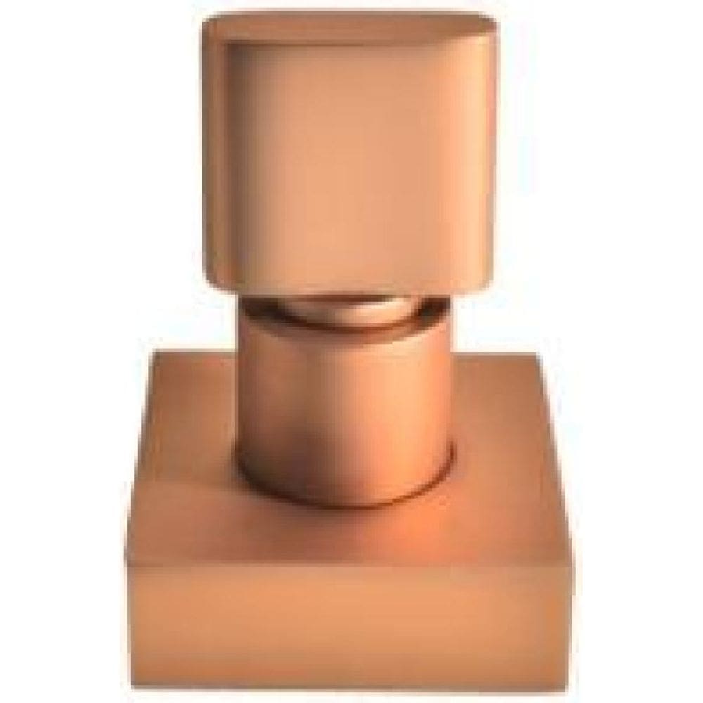 Acabamento De Registro Base Docol Dn 32-40 Rose Fosco - Dom