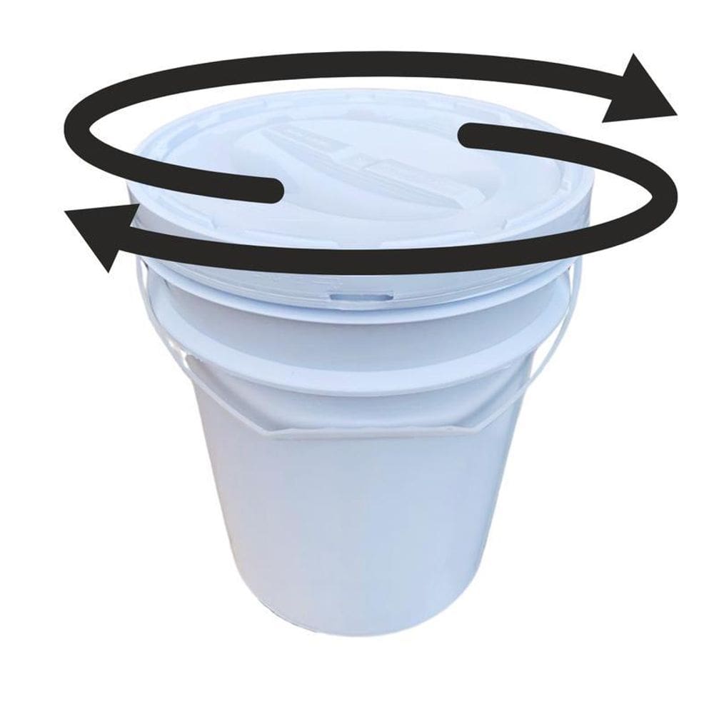 Balde Plástico 20 Litros Tampa Rosqueavel Para Álcool Gel