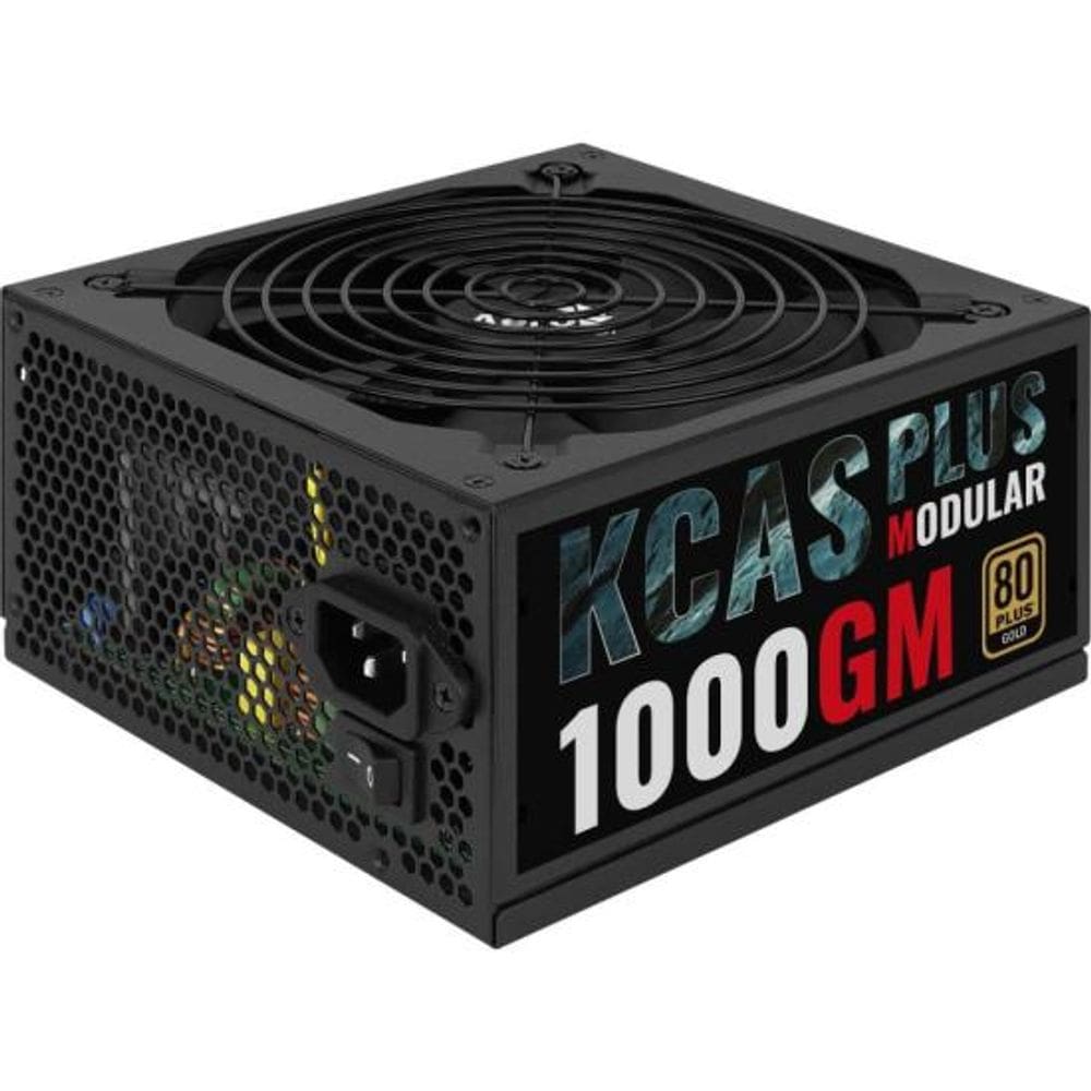 Fonte Gamer ATX Aerocool KCAS 1000GM 80 PLUS GOLD 1000W FULL Range APFC