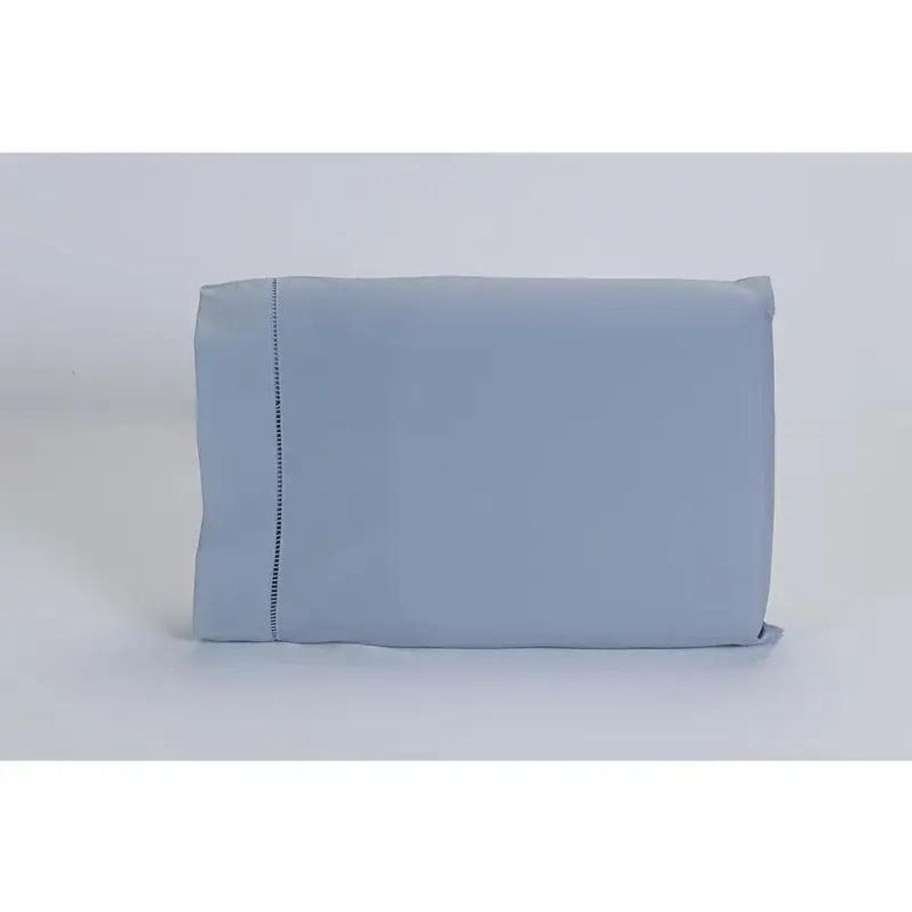 4 Fronha 50X70 Avulsa Percal 200 Fios Algodão Cinza