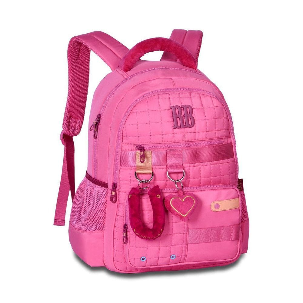 Mochila Costas Escolar Feminina Rebecca Bonbon Pelúcia