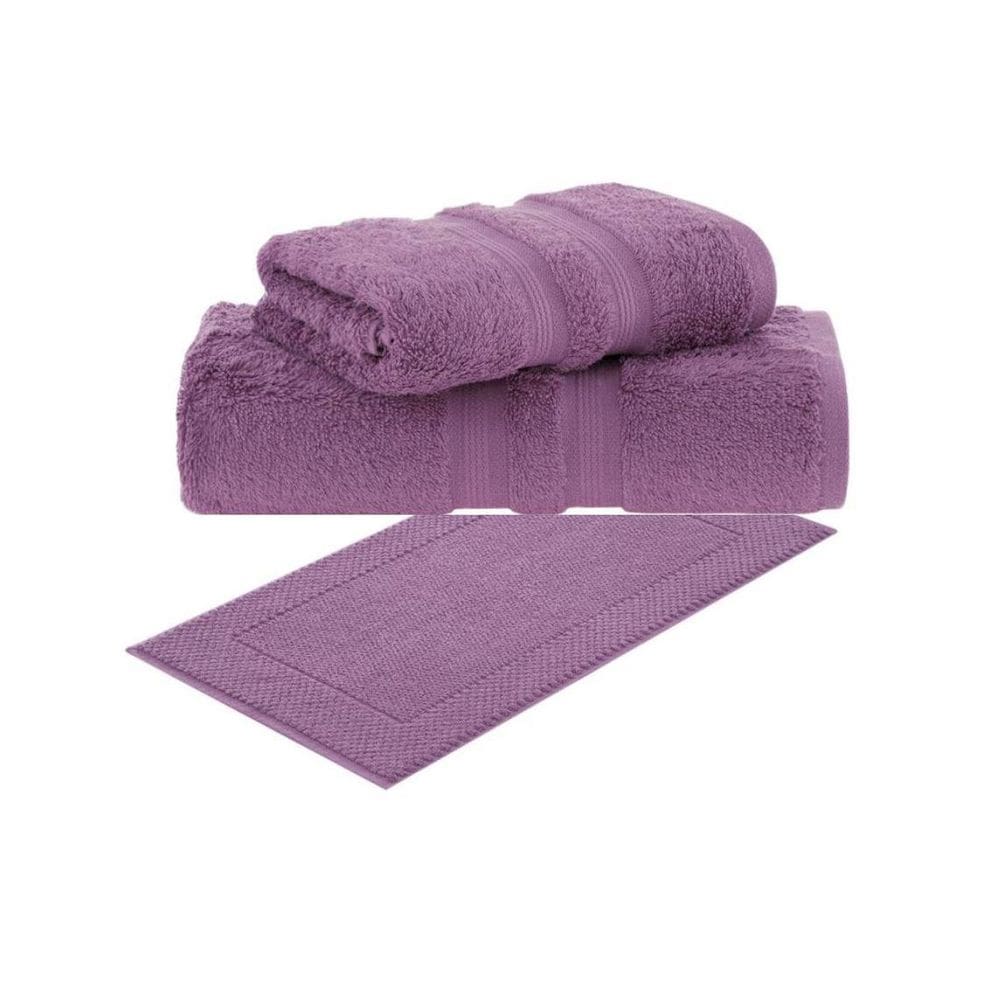 Kit Toalha Gigante+Rosto+Piso Algodão Egípcio 3Pç Buddemeyer