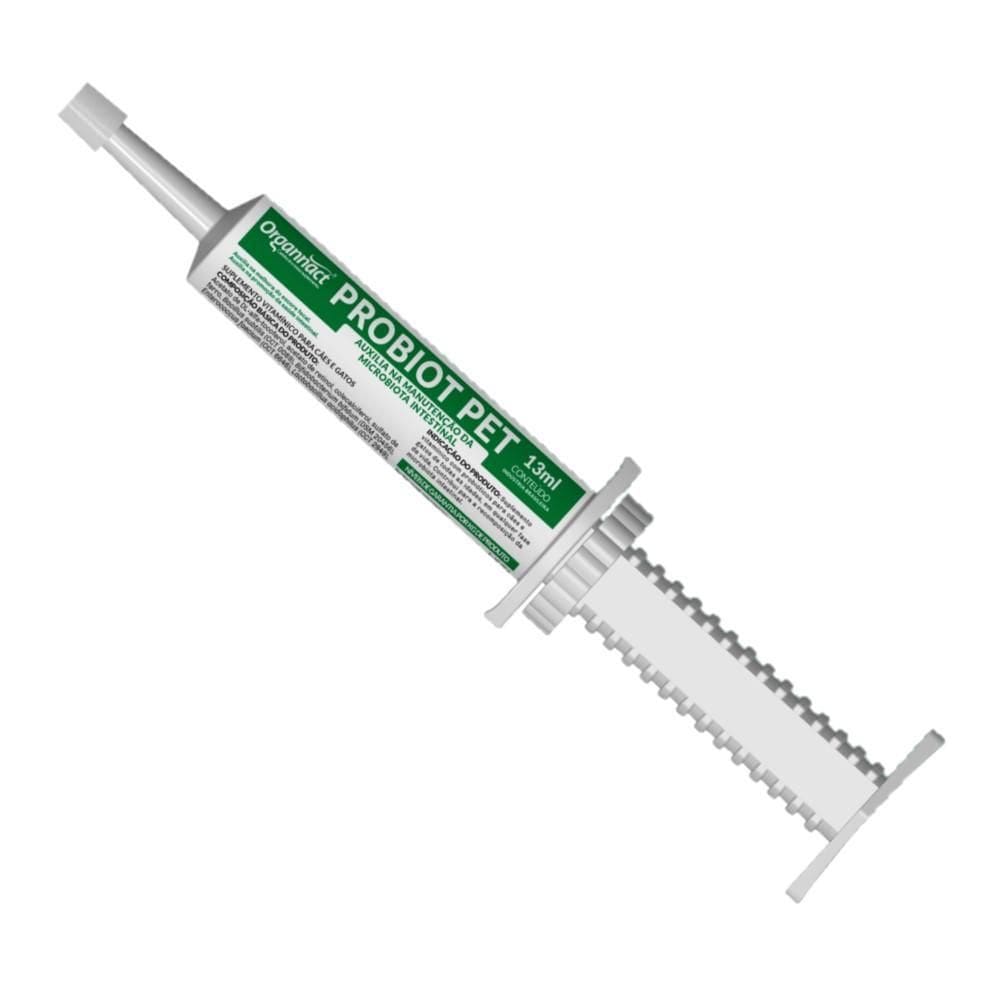 Probiot Pet Probiótico Para Cães E Gatos 13Ml - Organnact