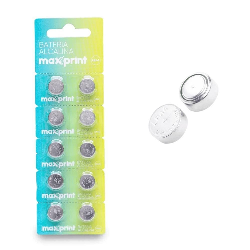 Pilha Bateria Alcalina 1.5V Lr44 Blister 14 Unidades 145Mah