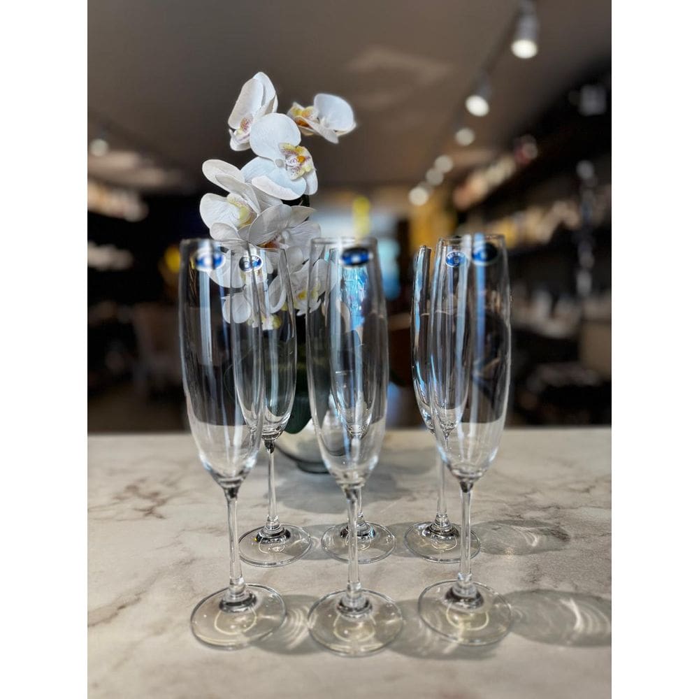 Jg 6 Tacas Champanhe Milvus 250Ml H26,5Cm Bohemia