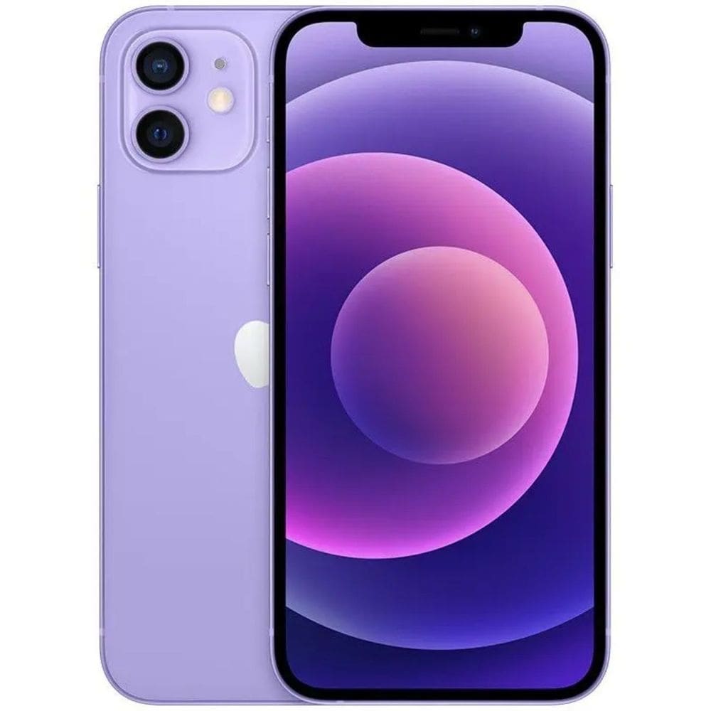 Usado: Iphone 12 64 GB Roxo -  Sem Face Id / Touch Id