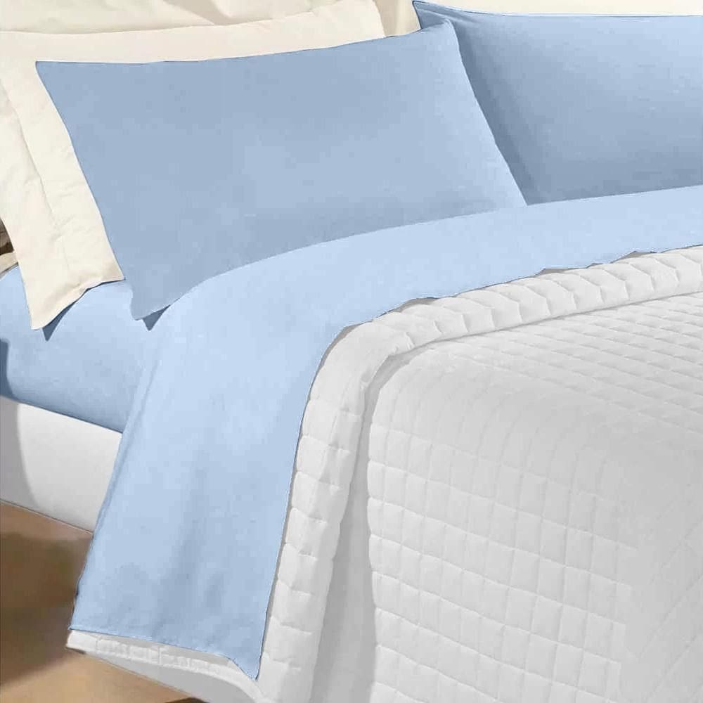 Jogo Cama Solteiro King 180 Fios 100% Algodão Premier