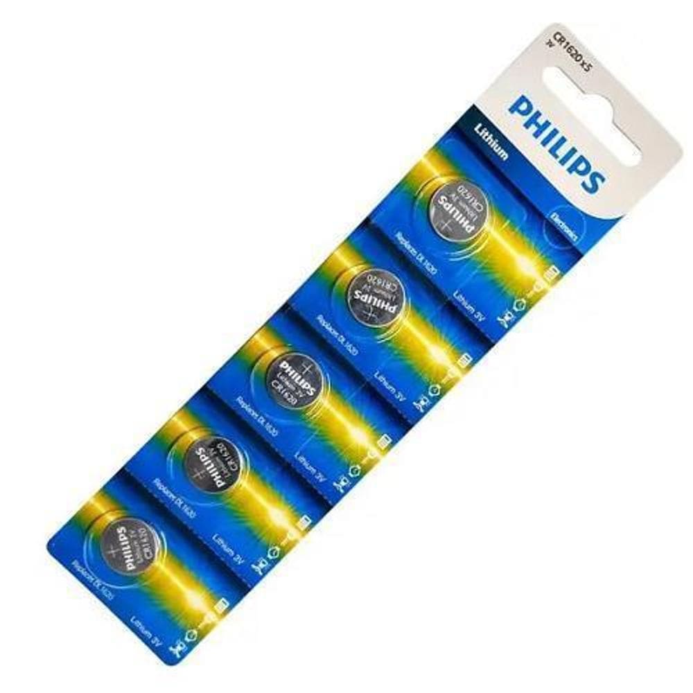 Bateria Cr1220 Philips Cartela 5 Unidades