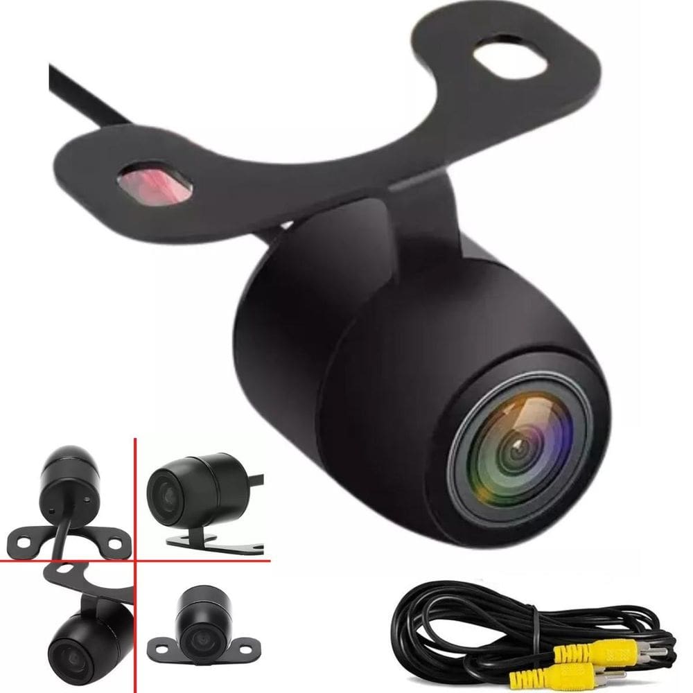 Câmera De Ré Automotiva Com Visão Noturna Clara E Colorida
