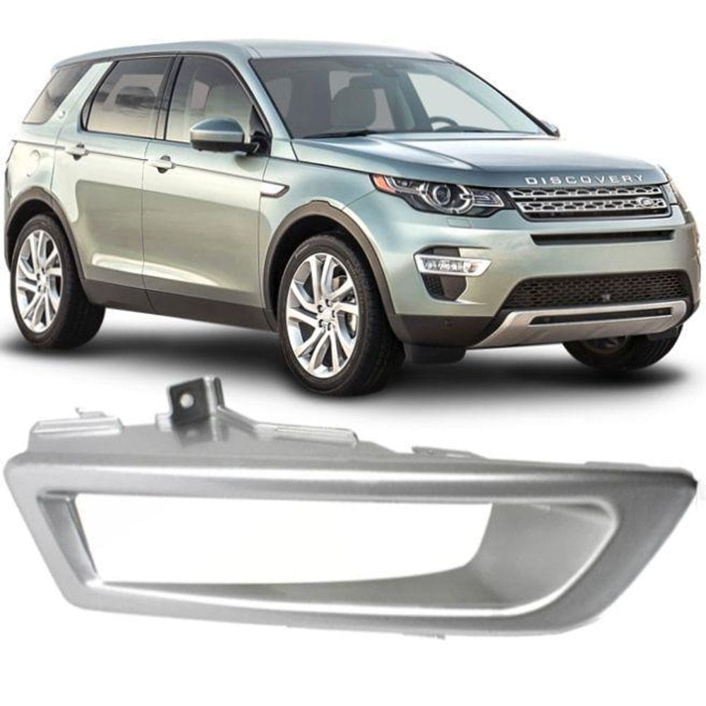 Moldura Cinza Farol Milha Discovery Sport Direito
