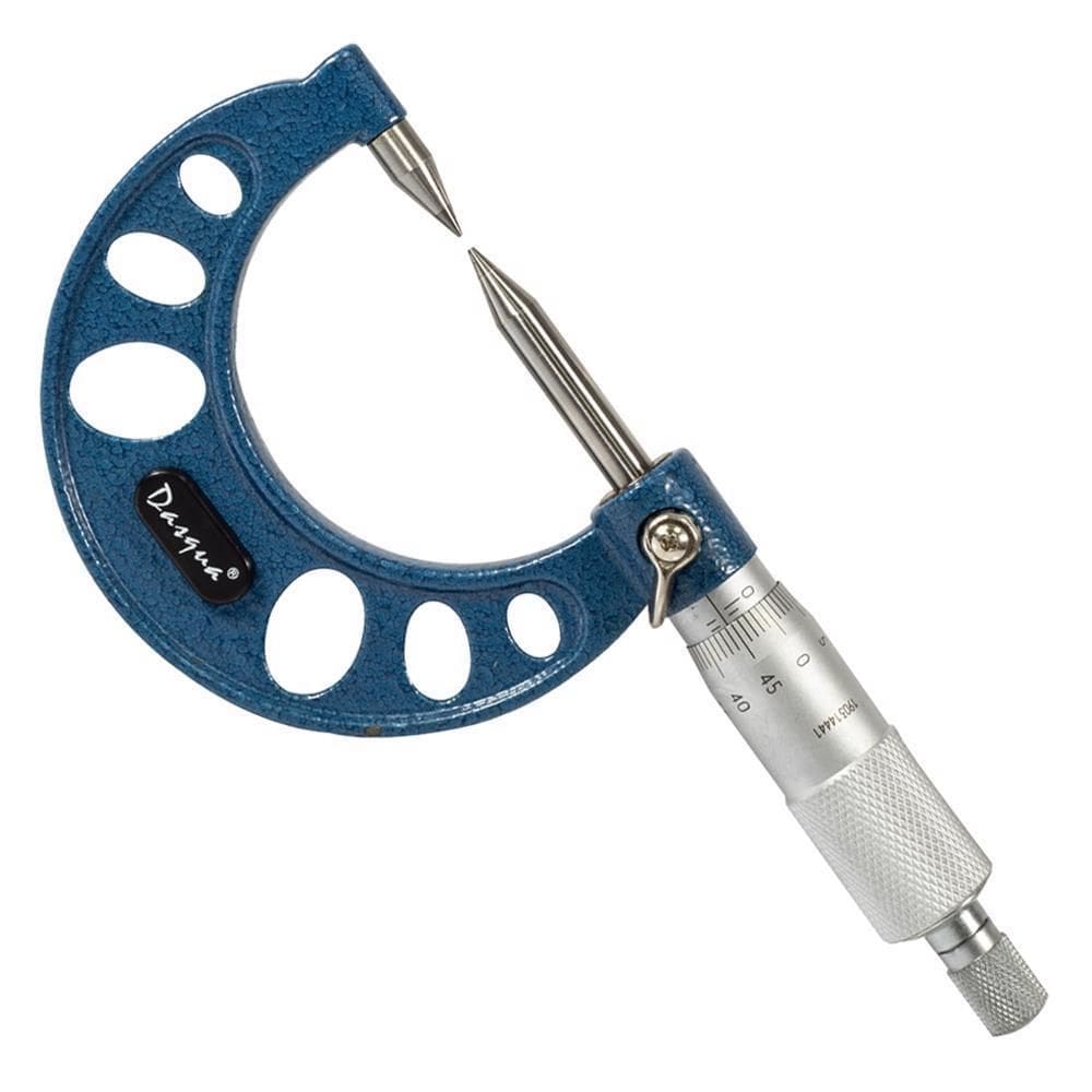 Micrômetro Externo Pontas Cônicas 0 À 25Mm  417,0024  Dasqua