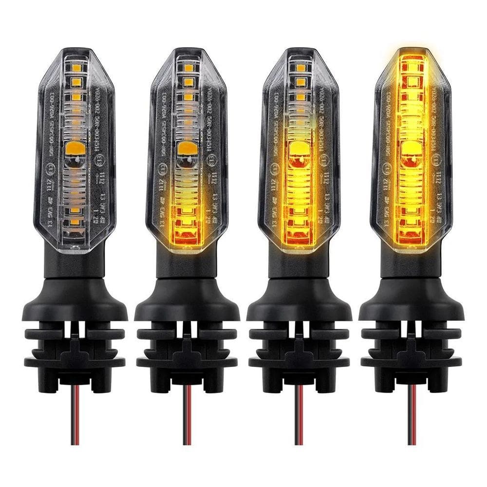 Kit 4 Pisca Led Moto Cb250 Twister Titan Fan Star 160