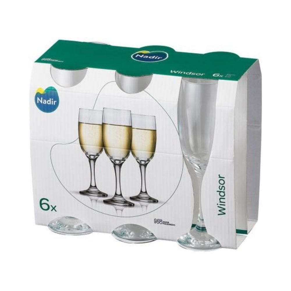 Taça Nadir Champgne Windsor 6 Peças S-78280600200Y