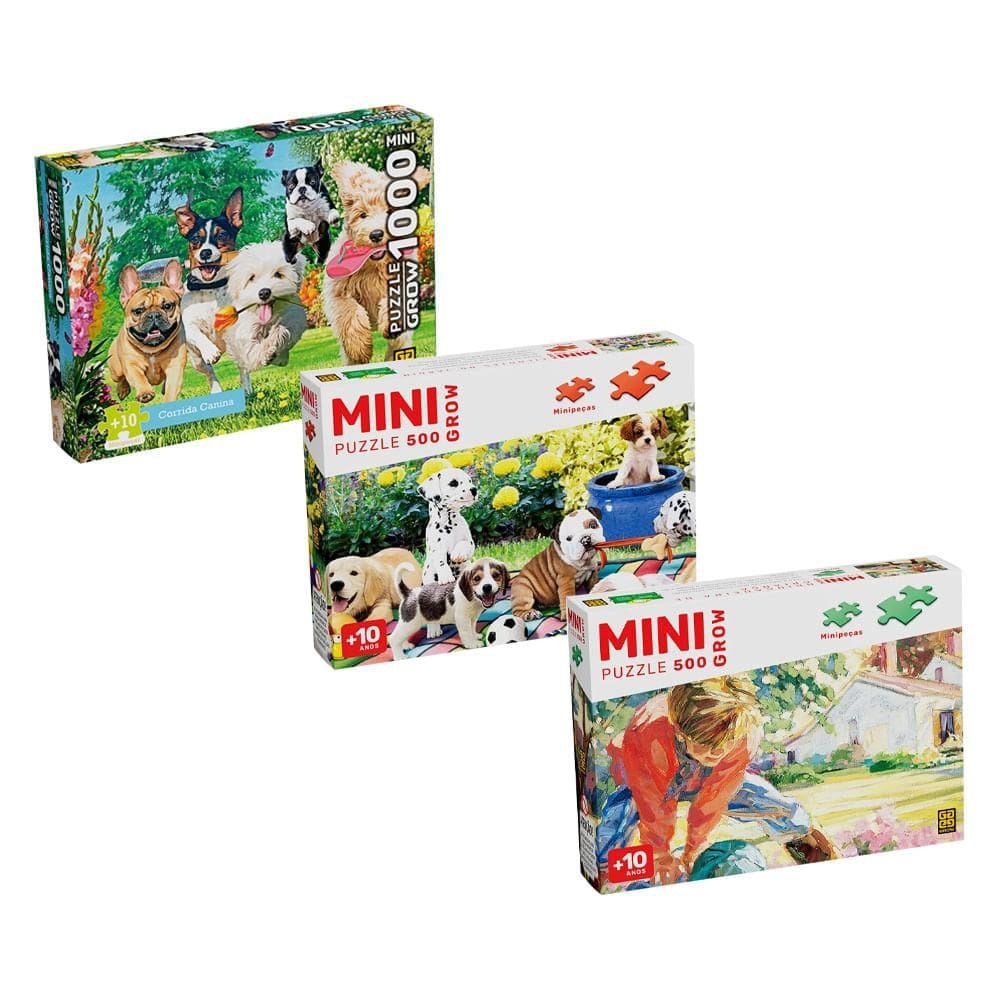 Combo Mini Quebra-cabeças Pequenos Brincalhões