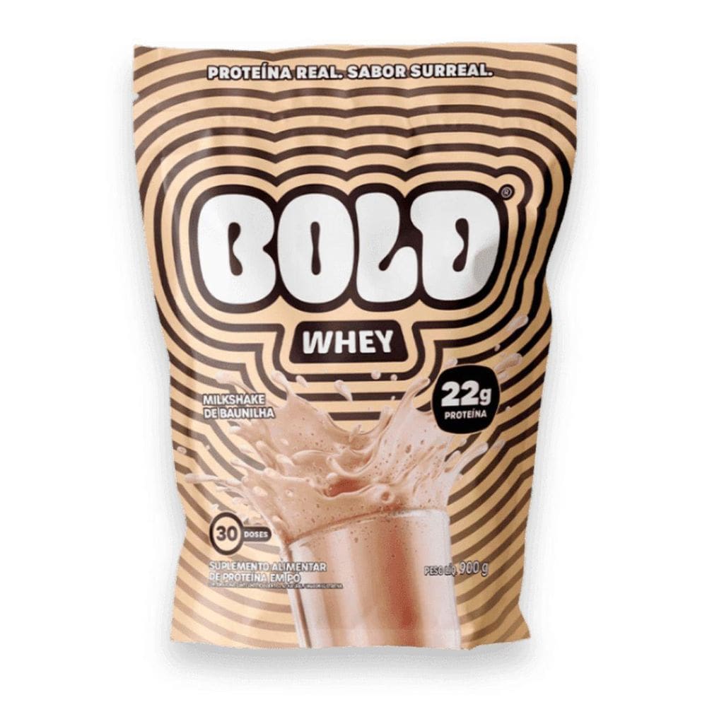 Whey Protein 22G Concentrado Milkshake De Baunilha 900G Bold