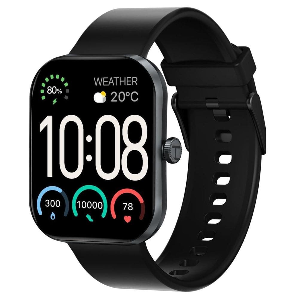 Relógio Digital S6 H A Y L O U Watch S6 Tela Hd 2.01 Preto