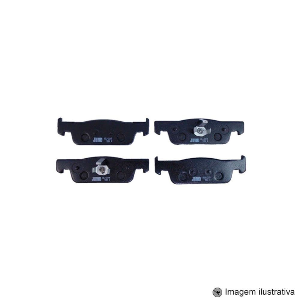 Pastilha de Freio Dianteira Logan 14 / ... Sistema Teves sem Alarme