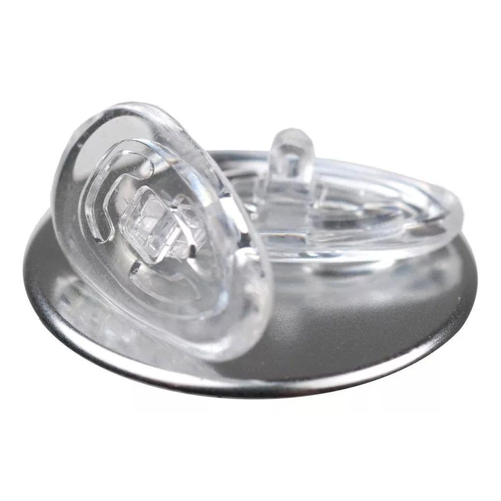 Plaqueta Óculos Silicone Macia Encaixe 12mm