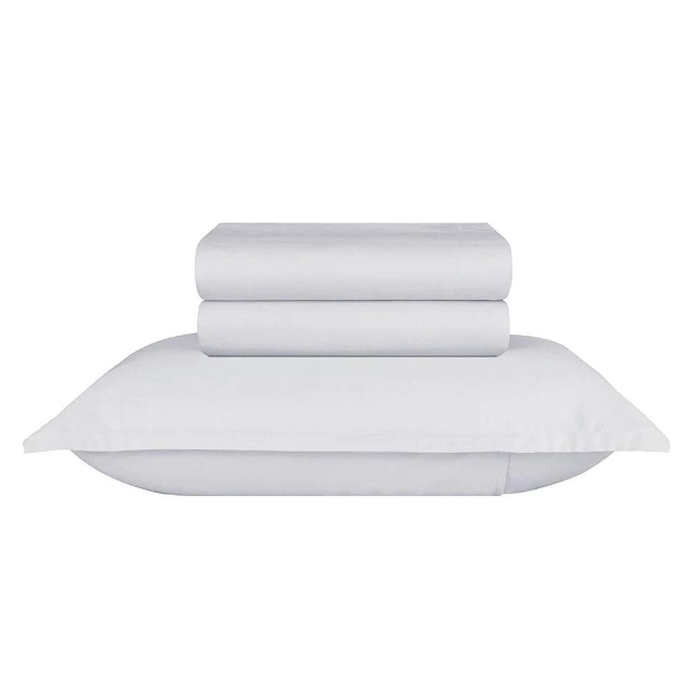 Jogo Cama Solteiro King 1,20M 300 Fios Basic Naturalle