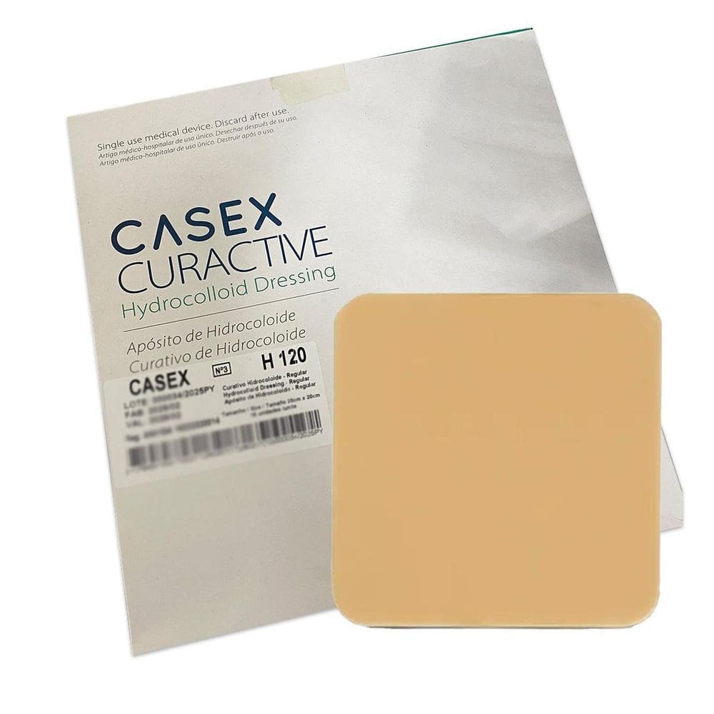 Curativo Hidrocoloide 20X20Cm Casex H120 Regular 10 Unidades