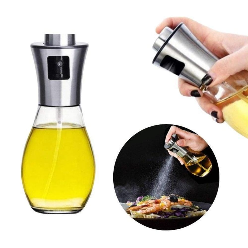 Galheteiro De Vidro Spray Borrifador 200Ml Vinagre Azeite