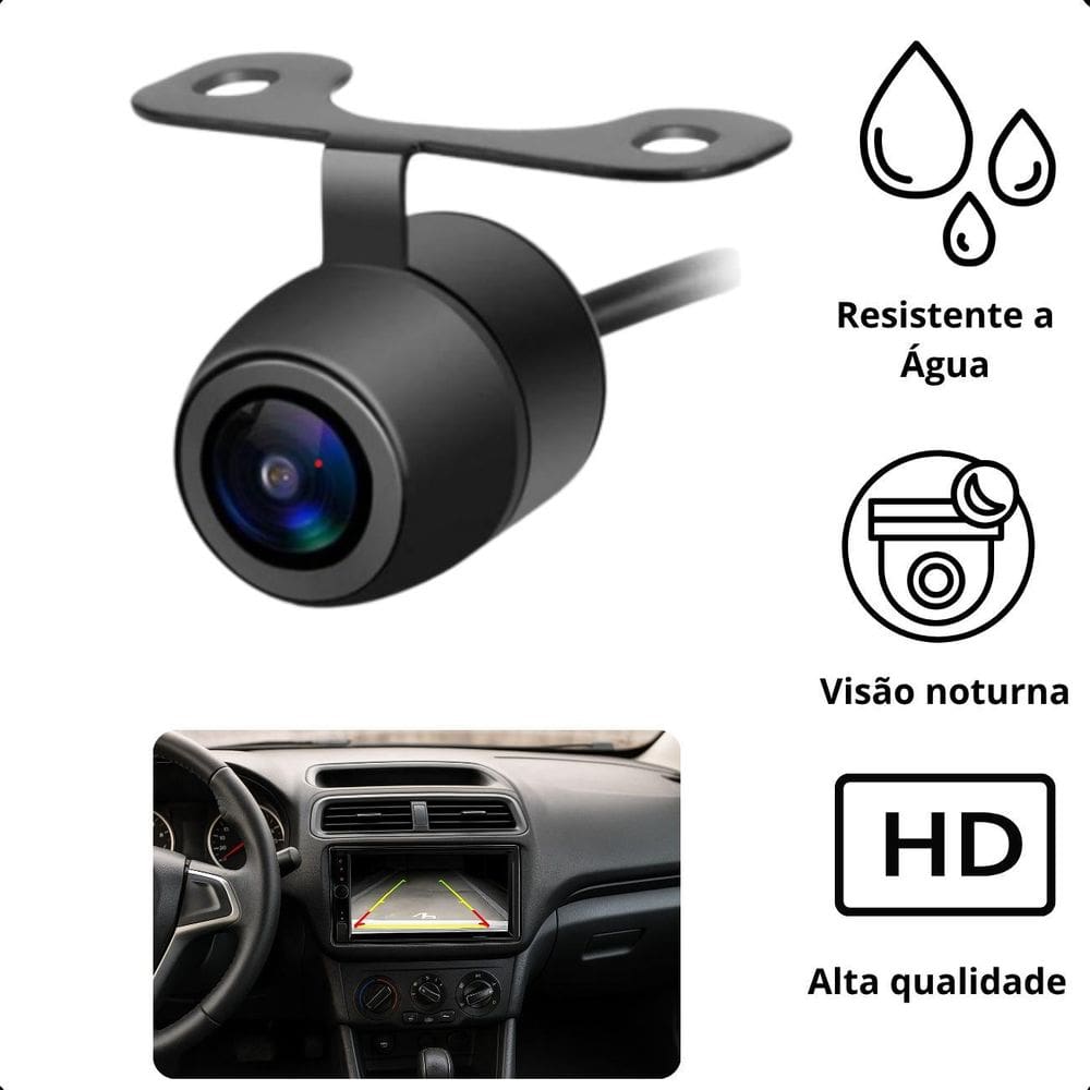 Câmera Borboleta Estacionamento Fácil E Visibilidade Total