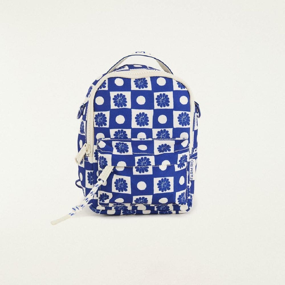 Mini Mochila Farm Borogodó Quadriculado Palermo