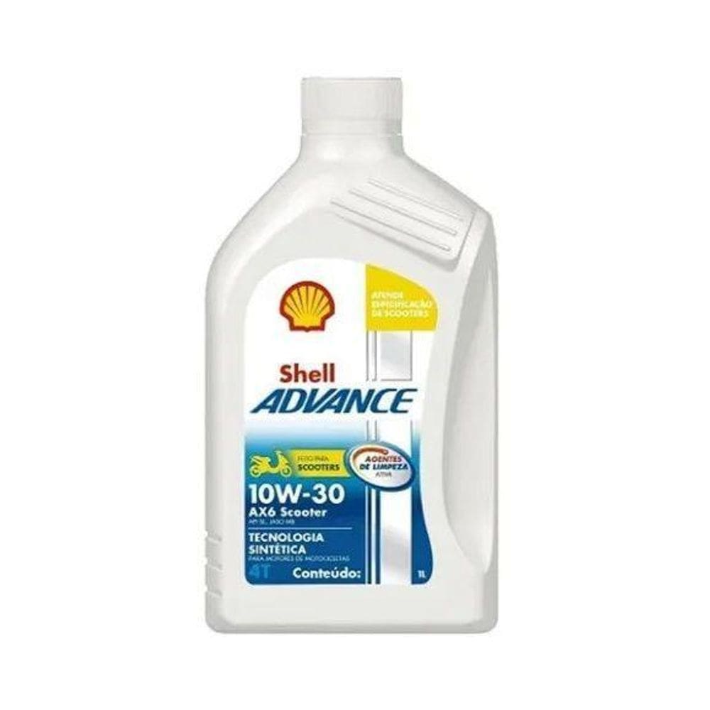 Shell Advance 4T Ax6 10W30 Sl/Ma2 Litro