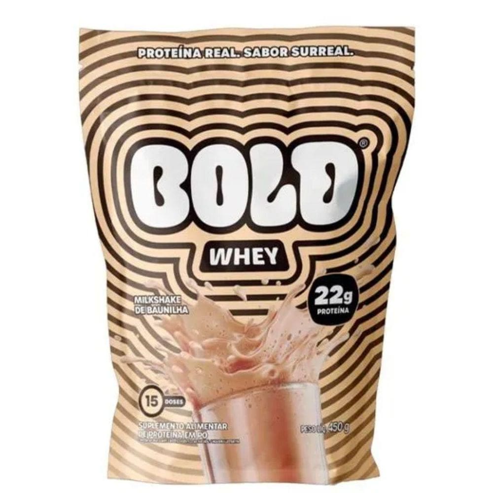 Whey Protein 22G Proteina Milkshake De Baunilha 450G Bold