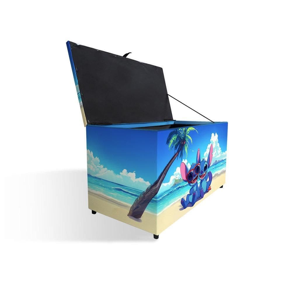 Baú Caixa Para Guardar Brinquedos Lilo &Amp; Stitch - Ift32