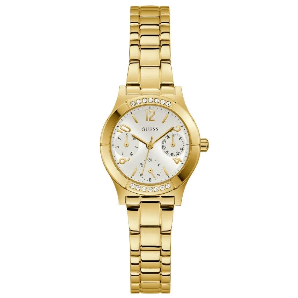 Relógio Guess Feminino Multifunção Gw0413L2 Dourado