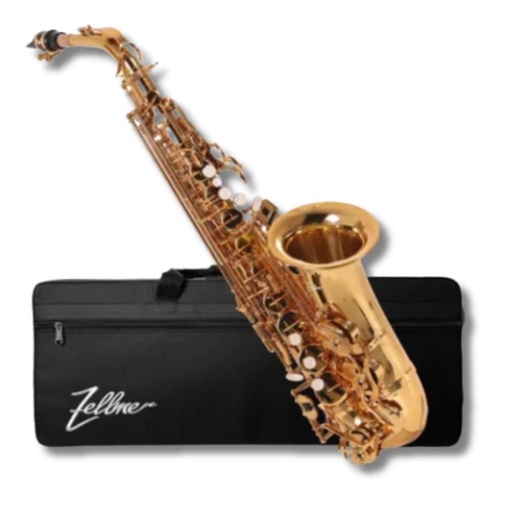 Saxofone Alto Zelmer Afinação Eb Laqueado Zas600L Zelmer