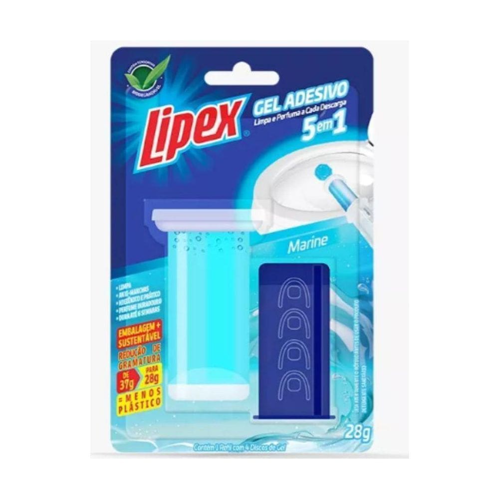 Gel Adesivo Detergente Sanitário Com Aplicador 28G Marine