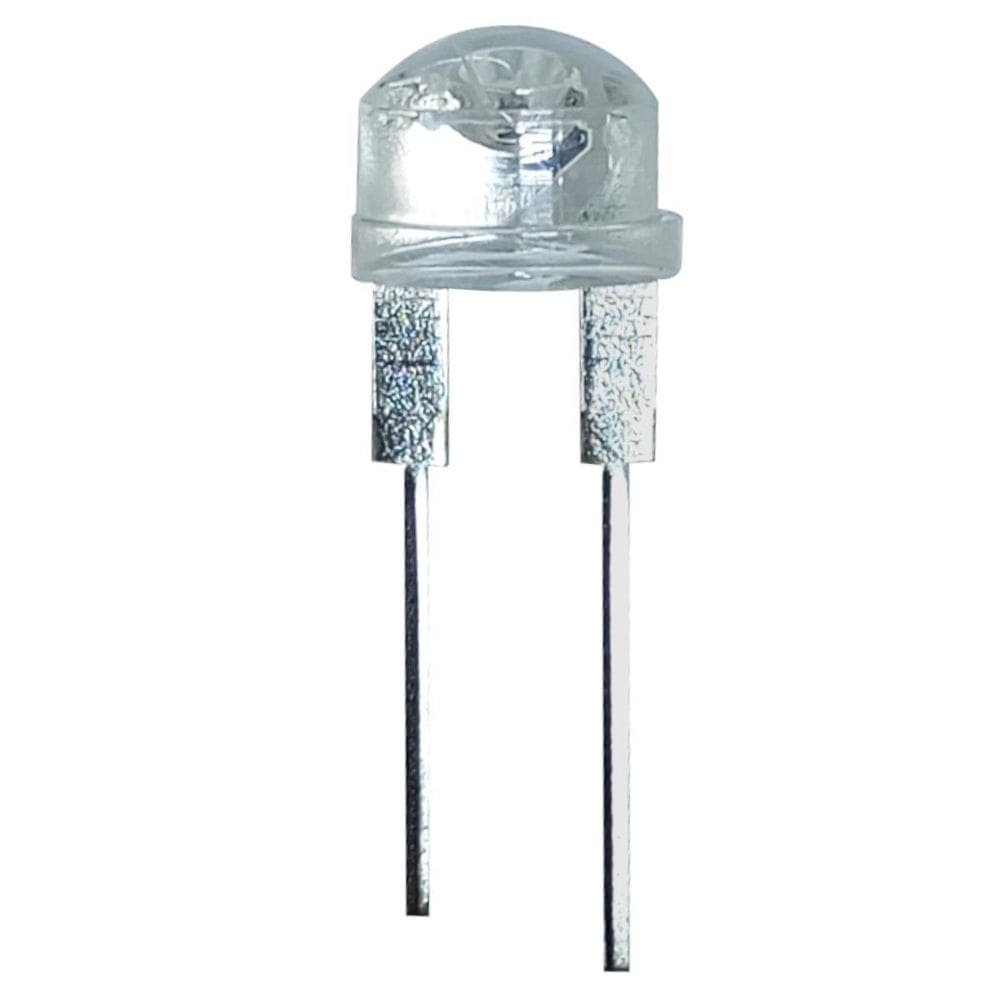 Led Chapéu De Palha Azul 8Mm