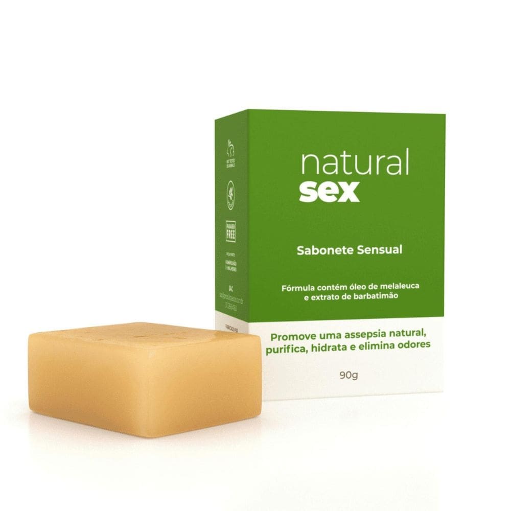 Sabonete Íntimo Em Barra Natural Sex 90G