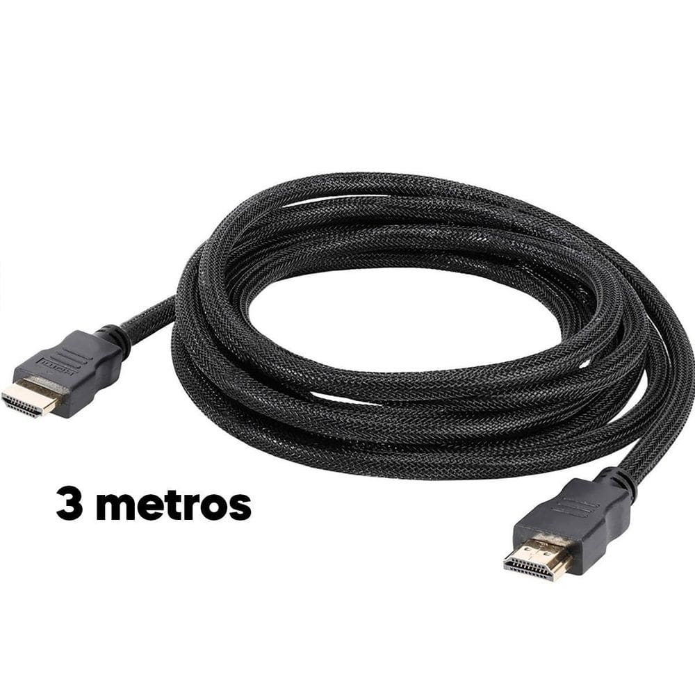 Cabo Hdmi 3 Metros 4K Hd Full Hd Perfeito Imagens