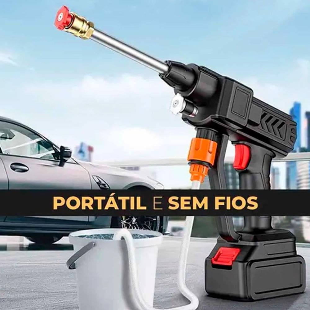 Lavadora Alta Pressão Com Sabão Para Limpeza Pesada