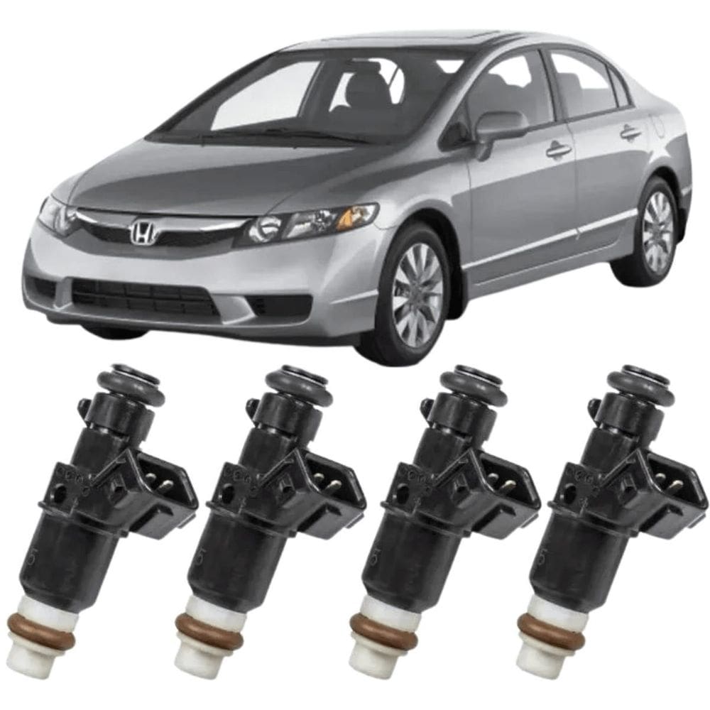 Kit 4 Bico Injetor New Civic 1.8 16V- Com 8 Furos