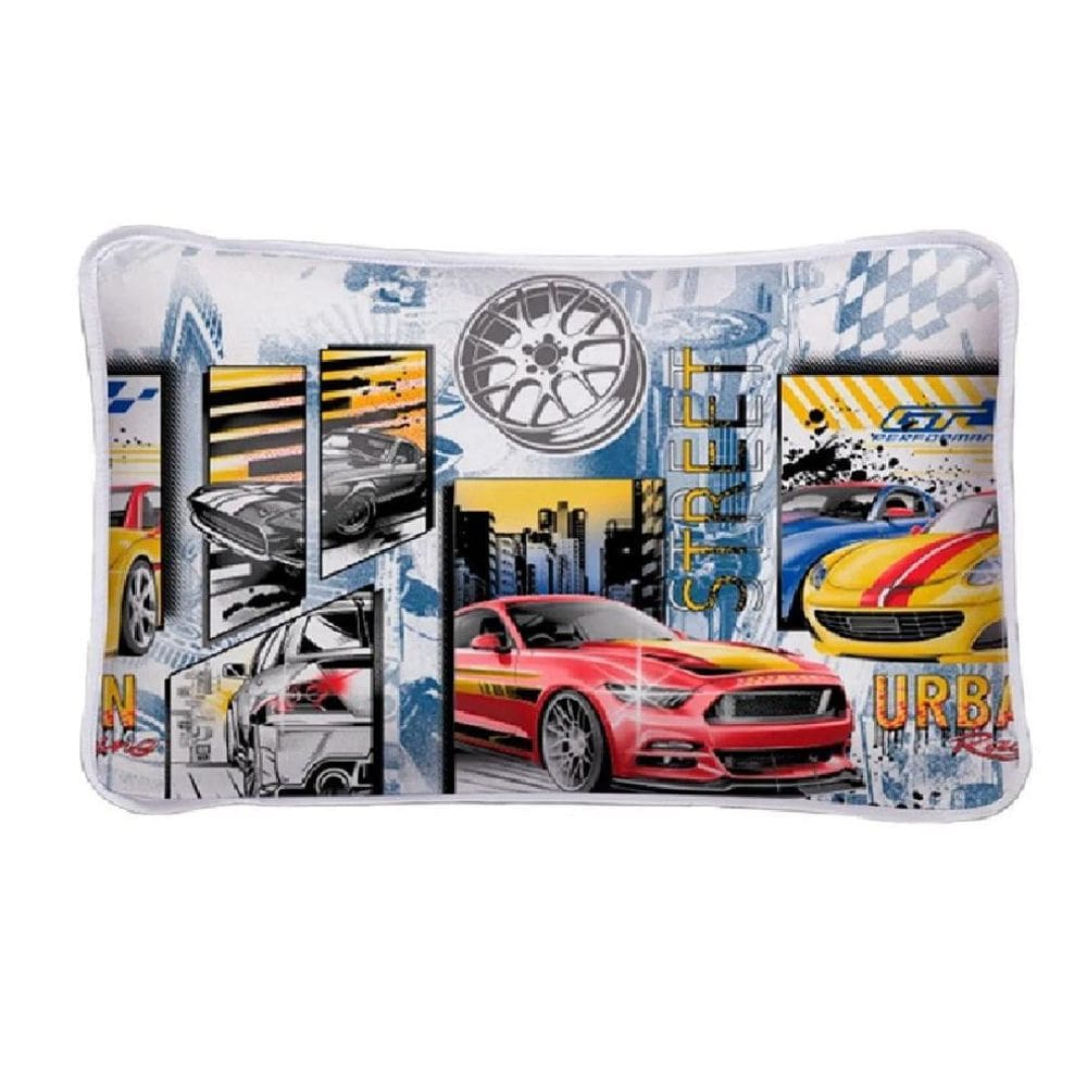 Jogo Lencol Cama Solteiro Completo Malha Vivaldi Kids Race