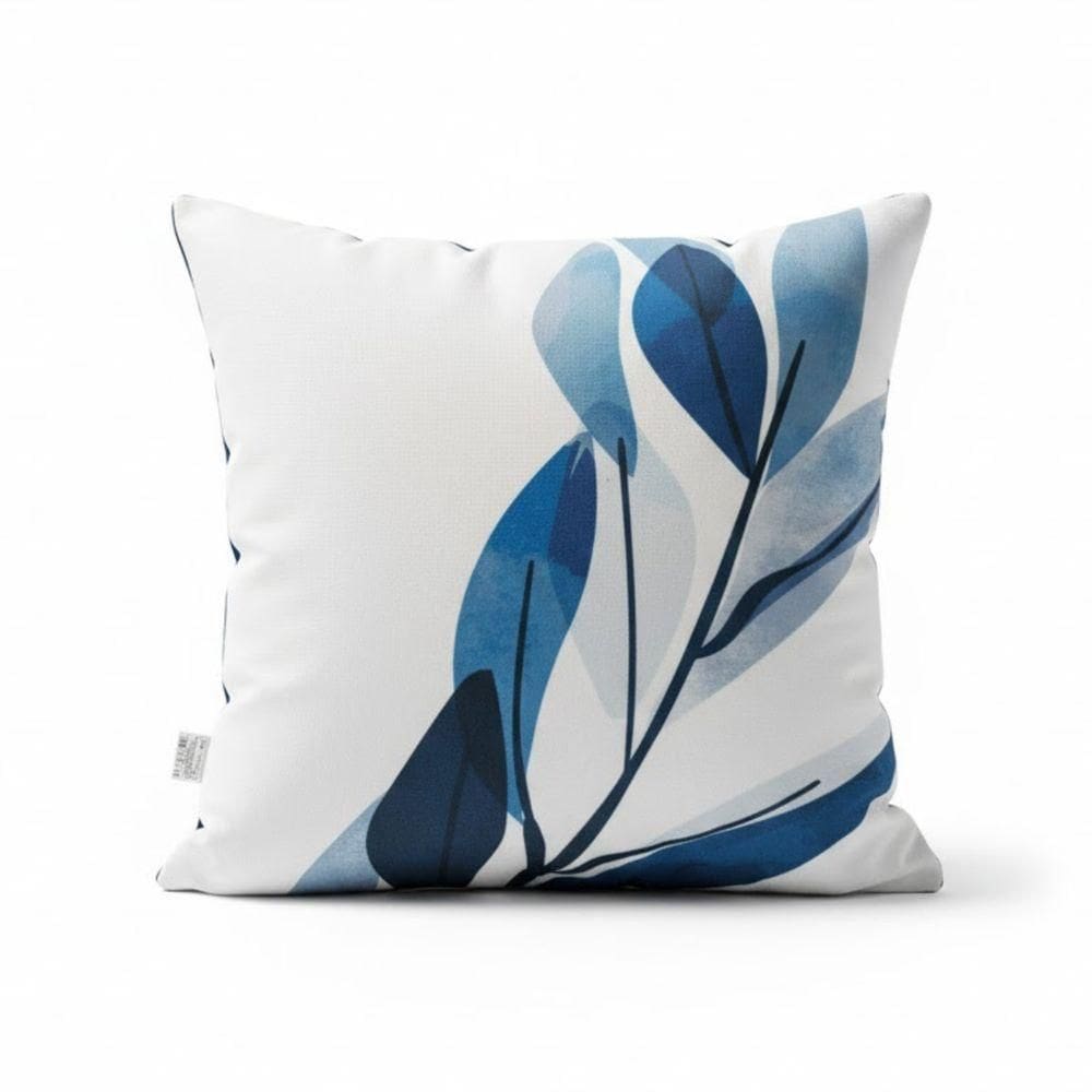 Almofada Decorativa Suede Digital Azul