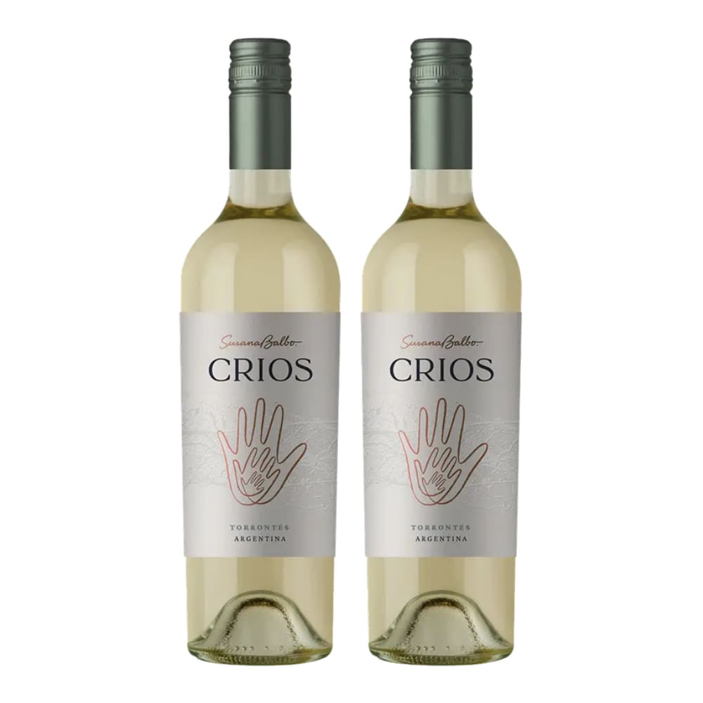 Kit 2 Vinhos Crios Torrontés Branco Argentina 750ml