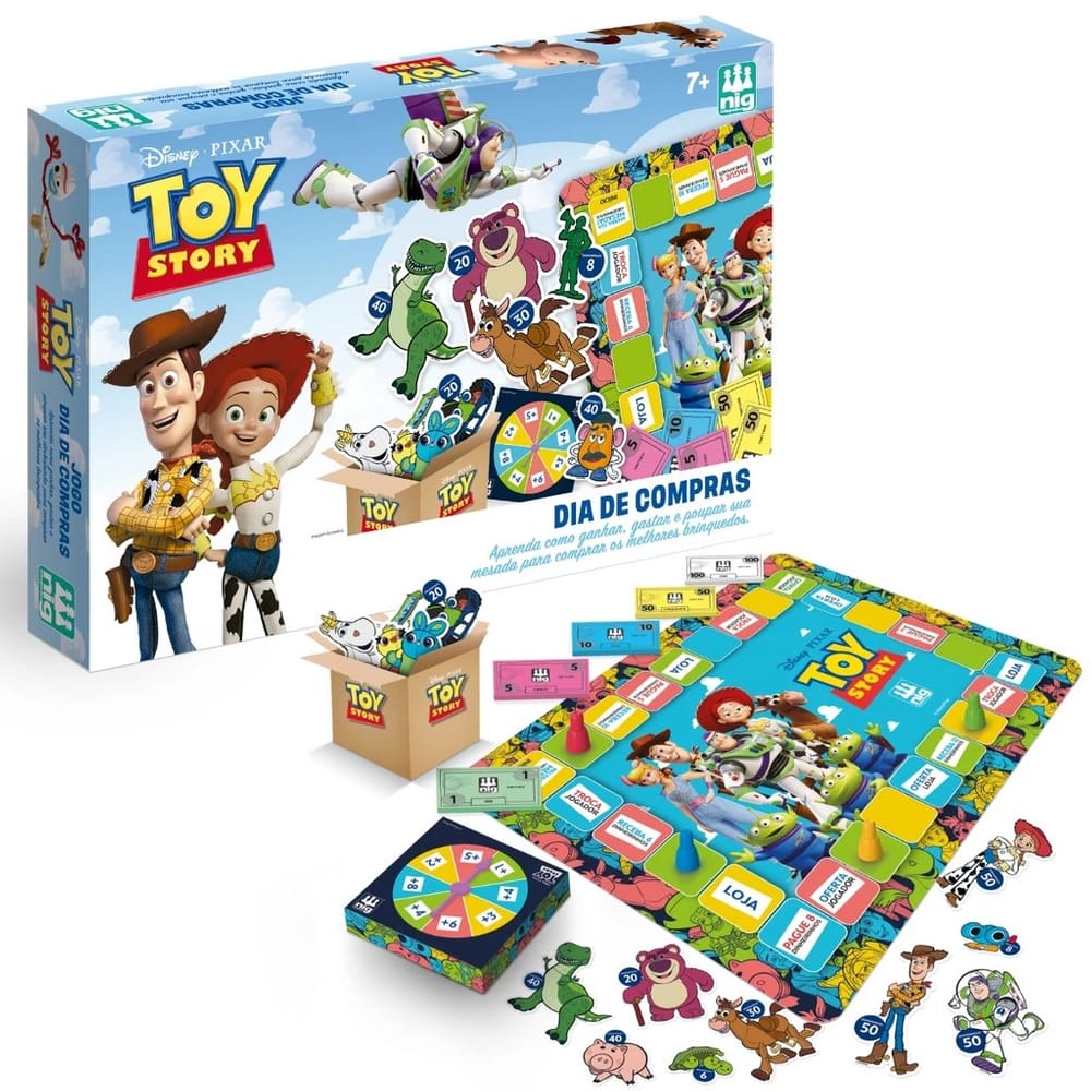 Jogo Dia de Compras Toy Story - Nig Brinquedos