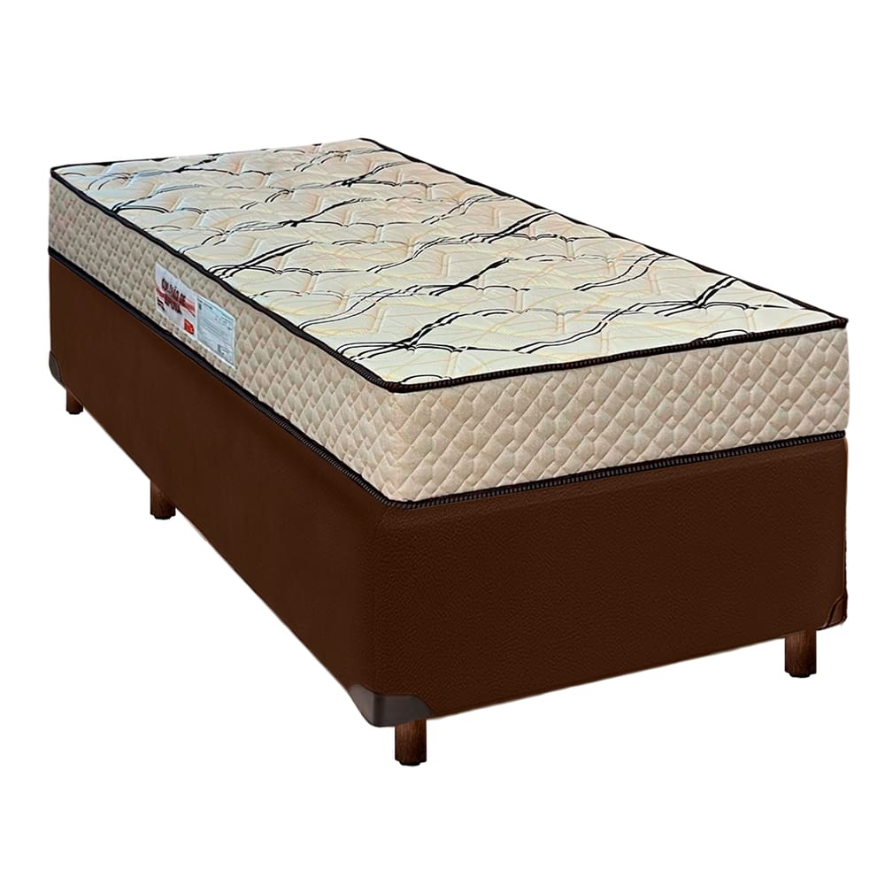 Cama Box + Colchão Solteiro D33 Maxsono Paropas