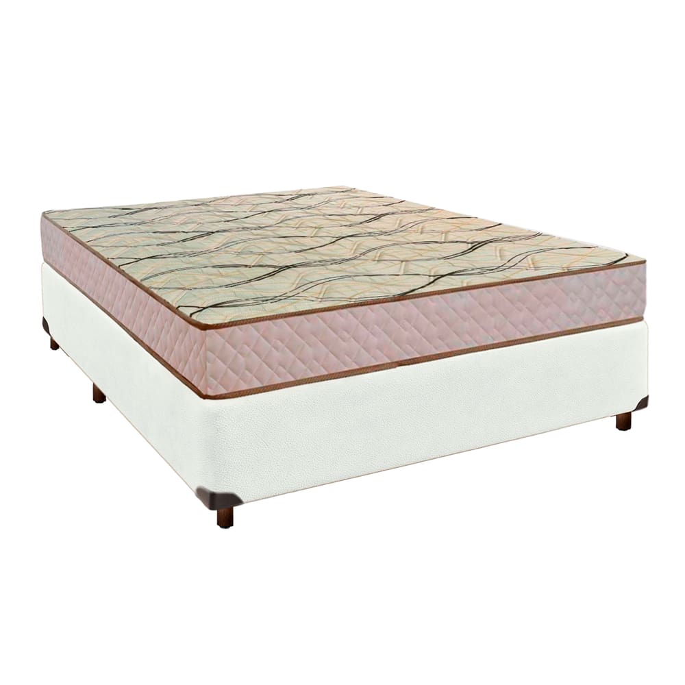 Cama Box + Colchão Casal D33 Maxsono Paropas